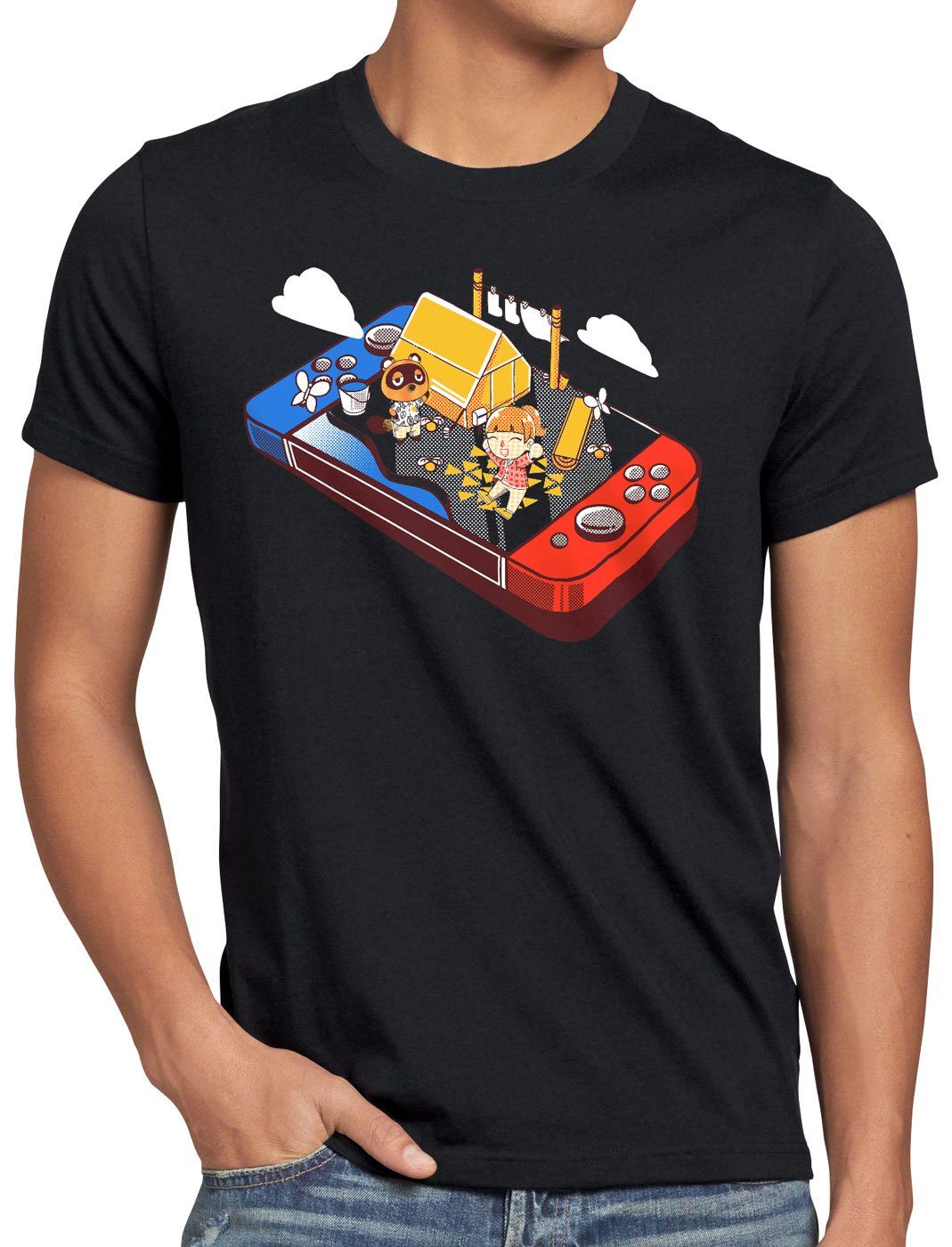 style3 T-Shirt Crossing Pocket switch animal günstig online kaufen