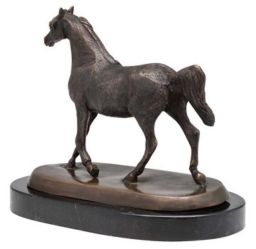 Aubaho Skulptur Bronze Pferd Bronzeskulptur Figur Araber Skulptur Antik-Stil
