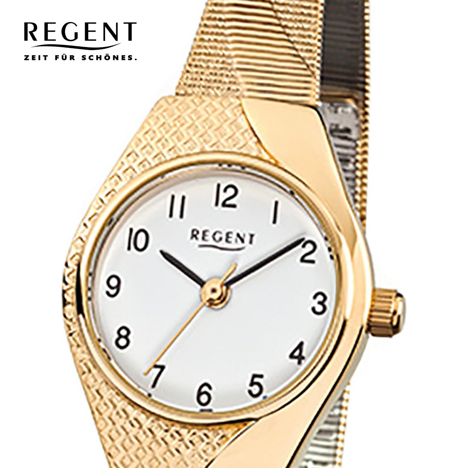 Regent Quarzuhr Regent Damen-Armbanduhr gold Analog günstig online kaufen