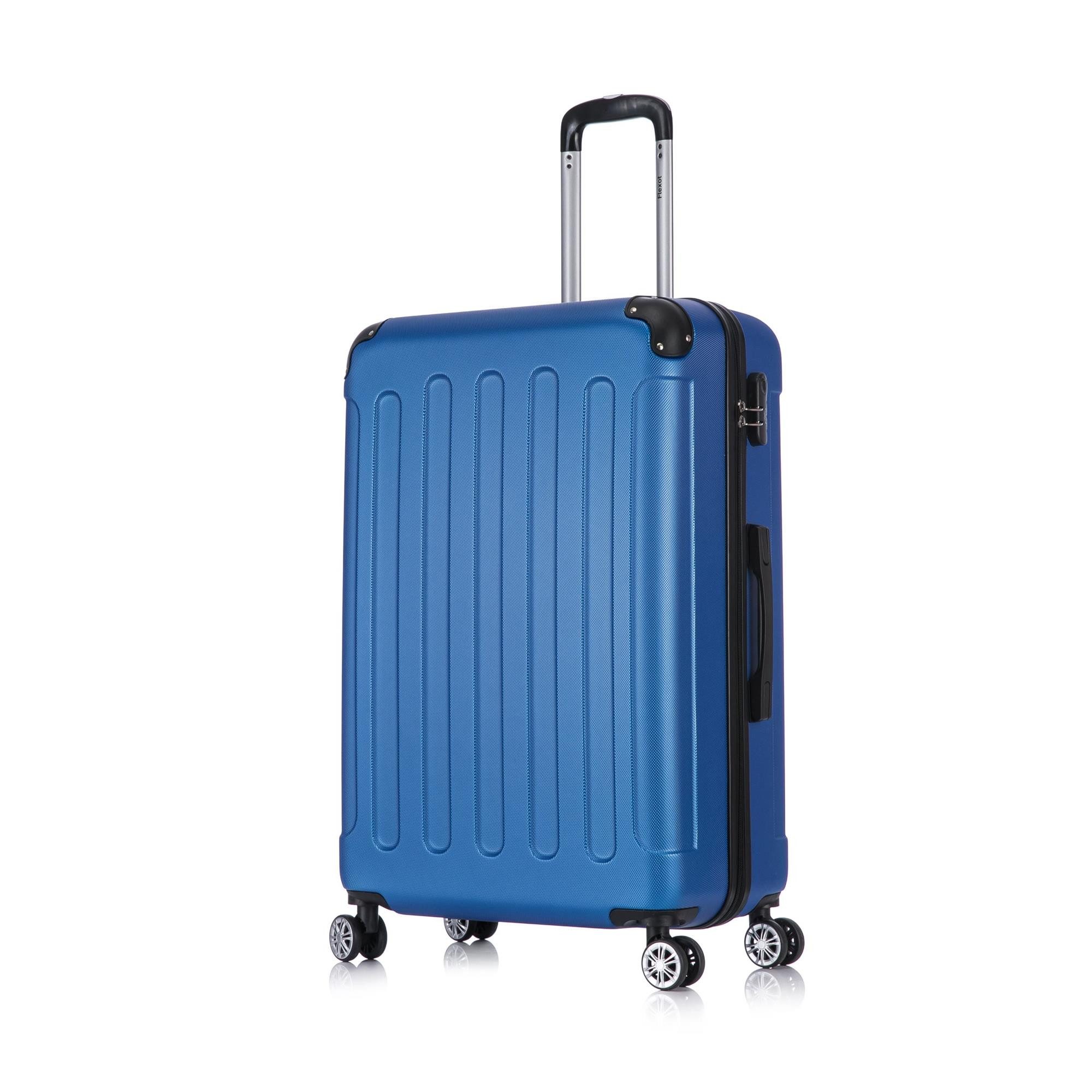 Hartschalen-Trolley F-2045 Kofferset, 360° Rollen, robuster Reisekoffer, Bordcase
