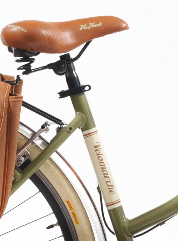 VENICE - I love Italy City Bike 605 Aluminum Lady, 6-speed, derailleur gears, for women, derailleur gears