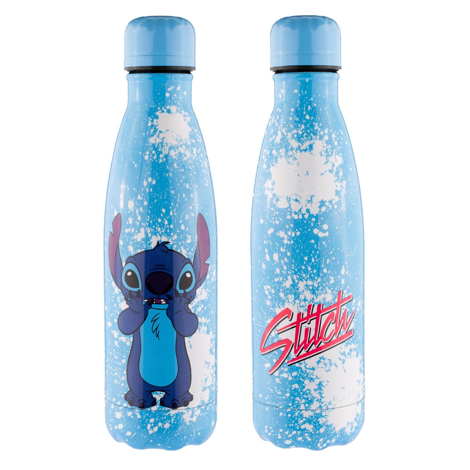 Stitch Plüschfigur Stitch Water Bottle Himmelblau, Trinkflasche 500ml