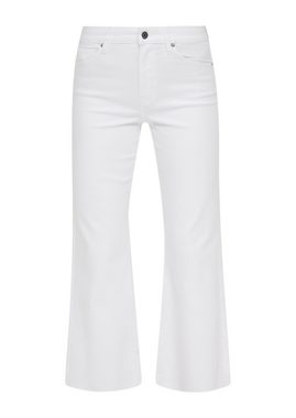 s.Oliver 7/8-Jeans Cropped-Jeans Beverly / Slim Fit / High Rise / Bootcut Leg Waschung, Label-Patch