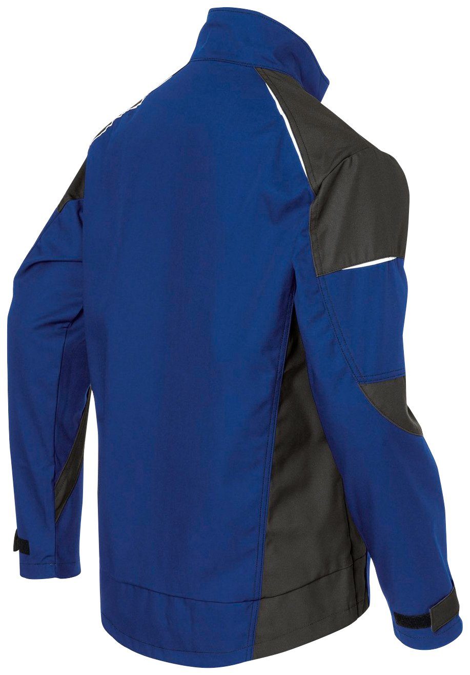 Taschen 7 Arbeitsjacke Kübler mit schwarz-kobalt ActiviQ