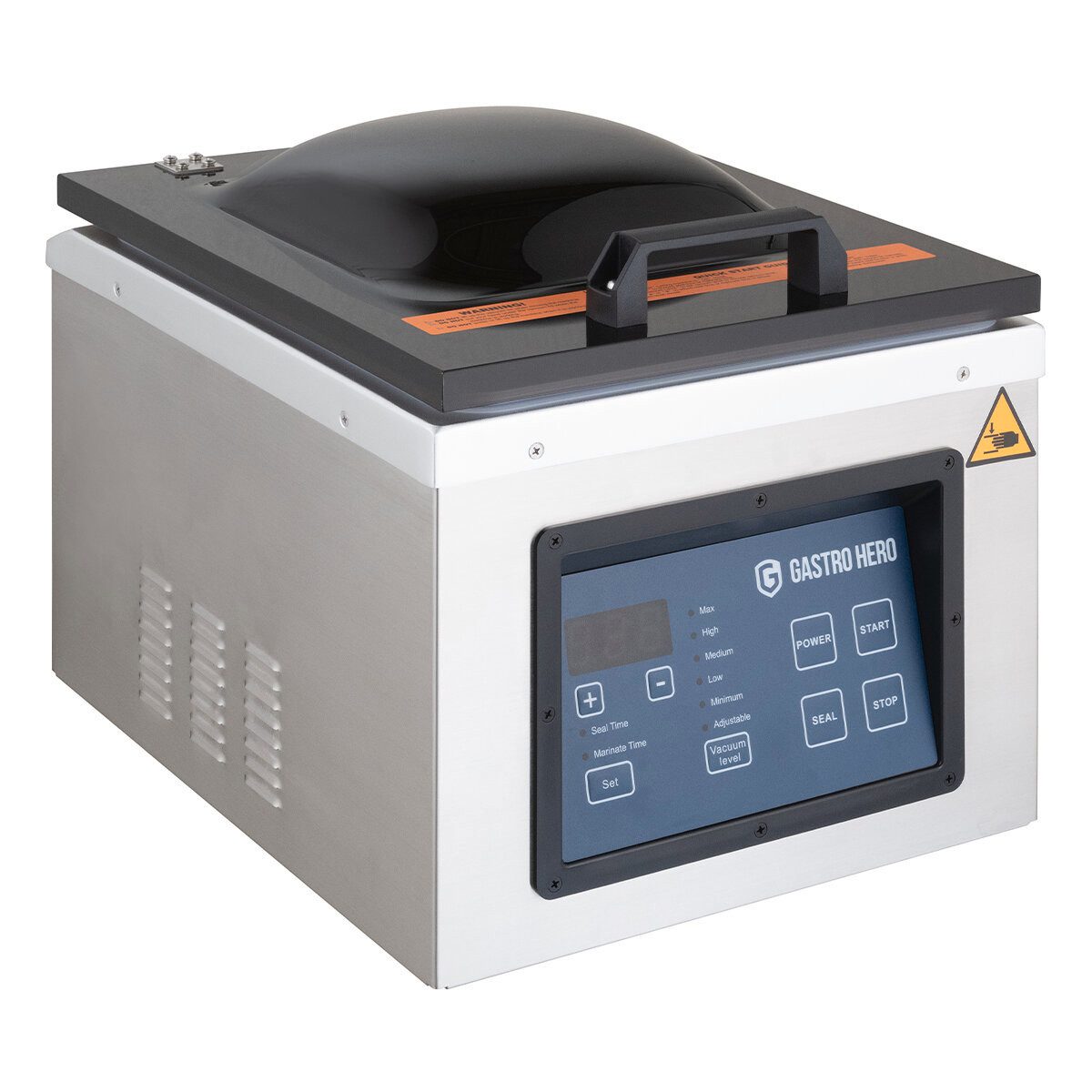 GastroHero Hand-Vakuumierer Kammer-Vakuumiergerät - 77 l/min - 300 mm Schweißnaht, 630W