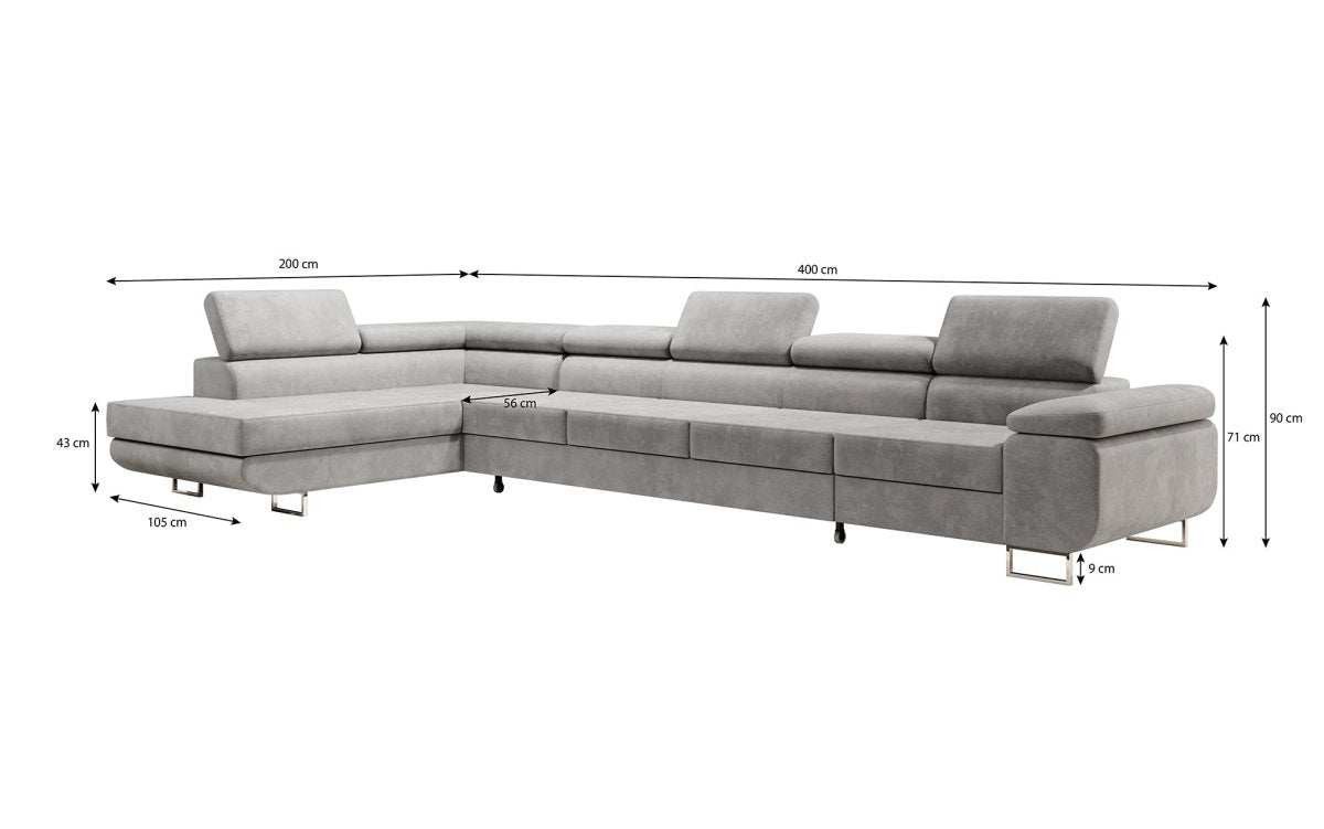 Luxusbetten24 Schlafsofa Designer Sofa Maxi in günstig online kaufen
