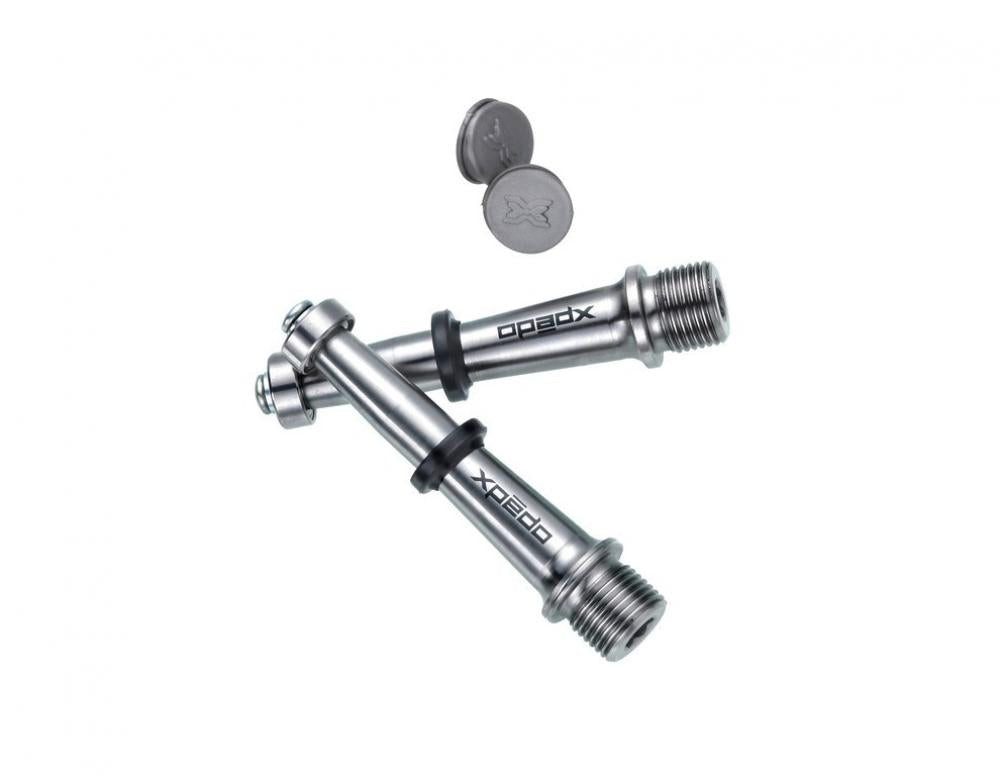 Xpedo Fahrradpedale Xpedo Rebuilt Kit für Road XRF-06T 2 Kappen 2 Titanachsen
