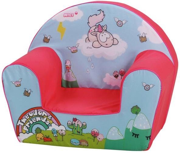 Knorrtoys® Sessel Theodor & Friends - Theodor Carbon, pink, für Kinder; Made in Europe | Einzelsessel