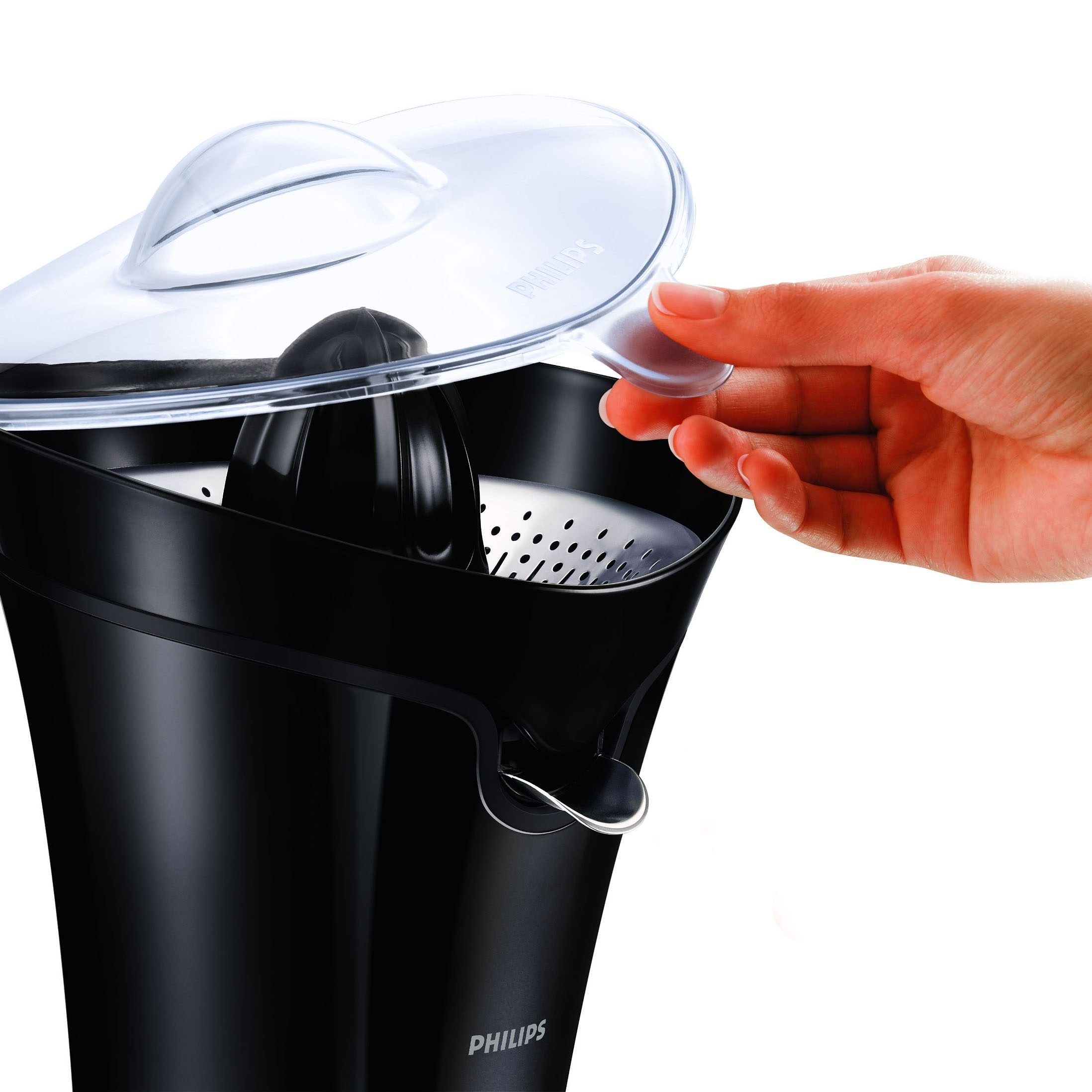 Philips Zitruspresse HR2752/90, 85 W, Avance Collection, mit Tropfstop und Aromadeckel