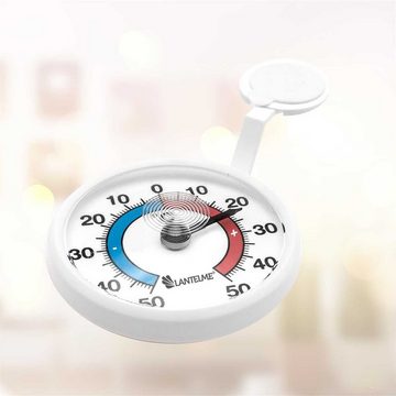 Lantelme Fensterthermometer Außenthermometer -/+50 Grad, 2-tlg., rund drehbar und ohne Bohren