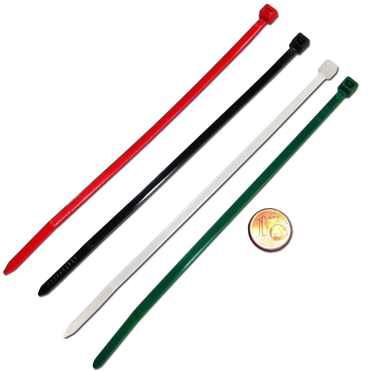 world-trading-net Kabelbinder Kabelbinder farbig sortiert CT003A 150x3,6mm