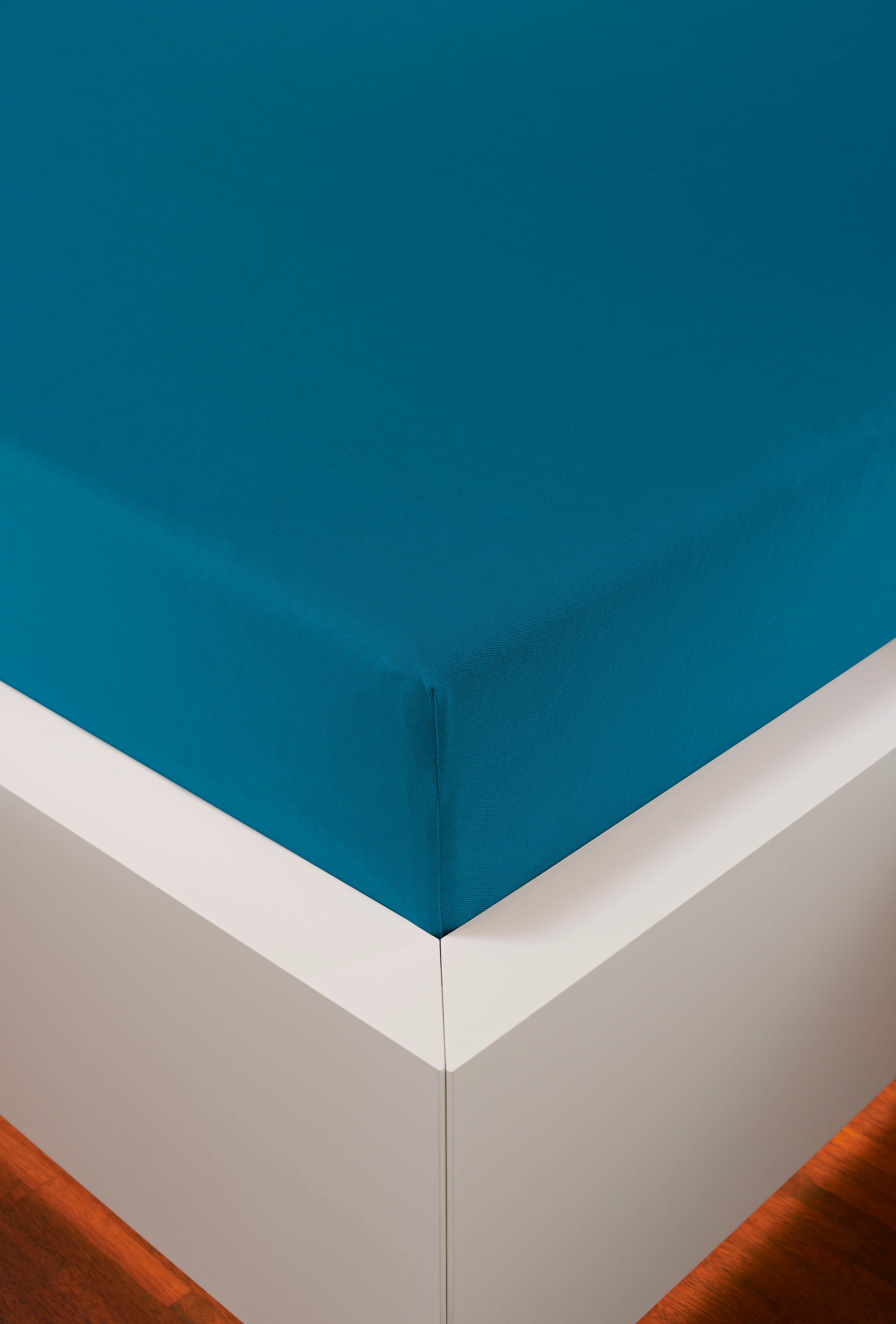 bellana Spannbettlaken Melone in Gr. 70x140, 90x200, 140x200 oder 180x200 cm, Mako-Jersey, Gummizug: rundum, (1 Stück), Baumwolle, Matratzen bis 25cm Höhe, Spannbetttuch auch für Kinder