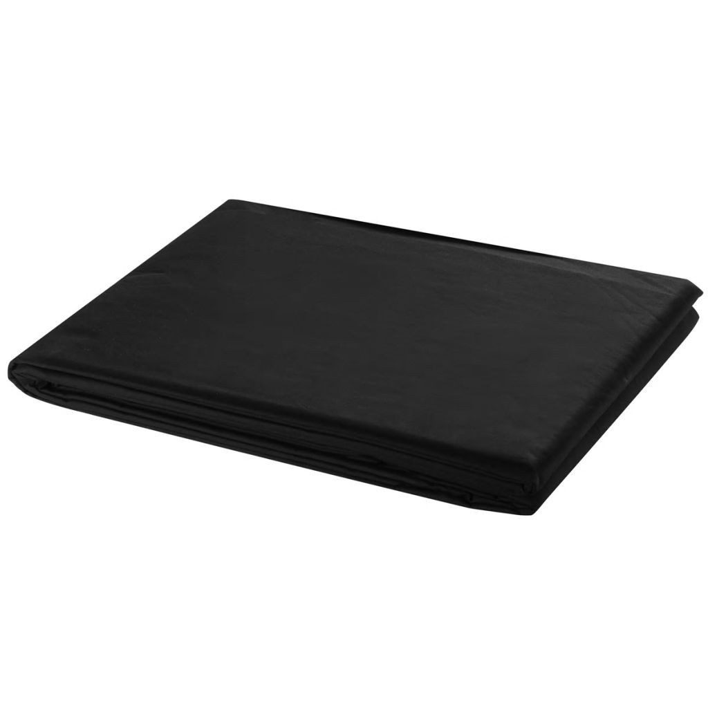 vidaXL Fotohintergrund Fotohintergrund Baumwolle Schwarz 300 x 300 cm Fotostudio