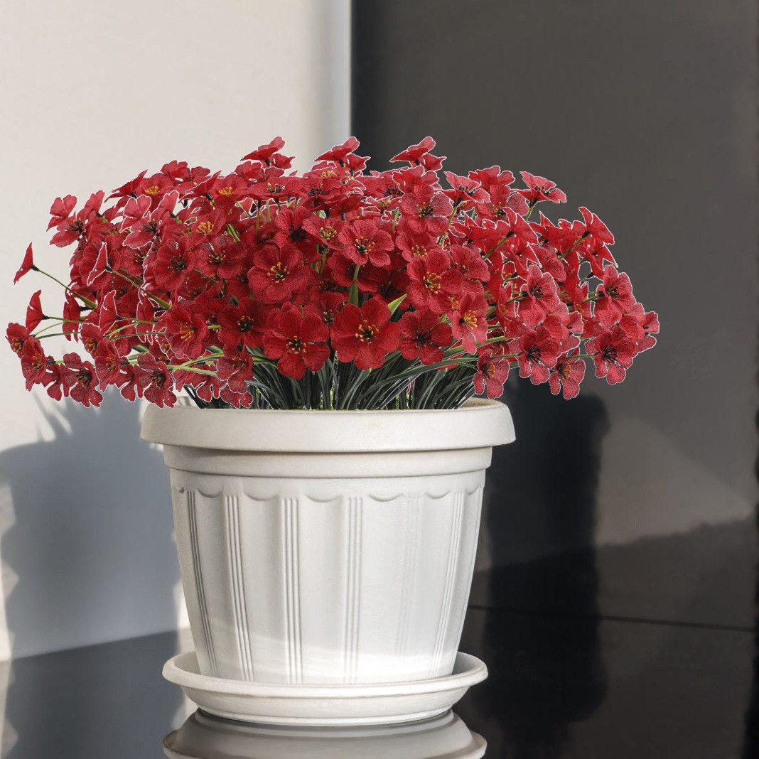 Kunstblumenstrauß Blumen 10 Bündel Künstliche Blumen, günstig online kaufen