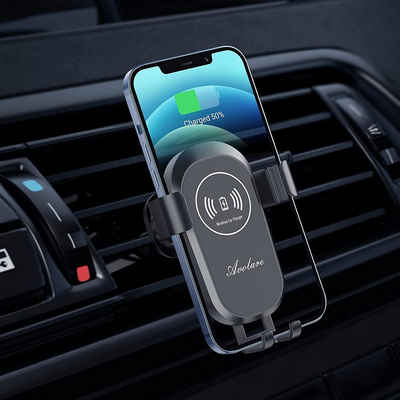 Elegear »Lüftung Handyhalterung Auto mit Ladefunktion 10W,Handyhalterung Auto« KFZ-Adapter USB-C zu USB-A, Wireless Charger Auto Handyhalterung