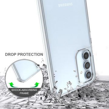 JT Berlin Handyhülle Pankow Clear - Samsung Galaxy A54 5G Hülle, [TPU Rahmen + Acrylglas Rückseite]