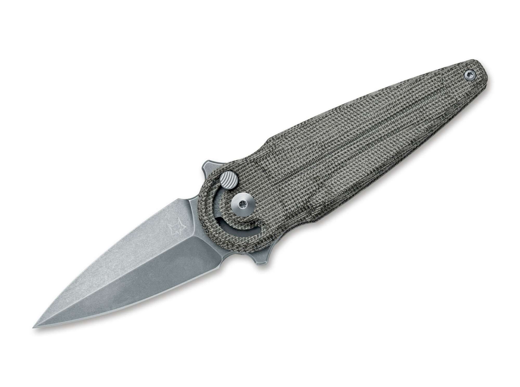 Fox Knives Taschenmesser Fox Knives Saturn N690 OD Green Micarta
