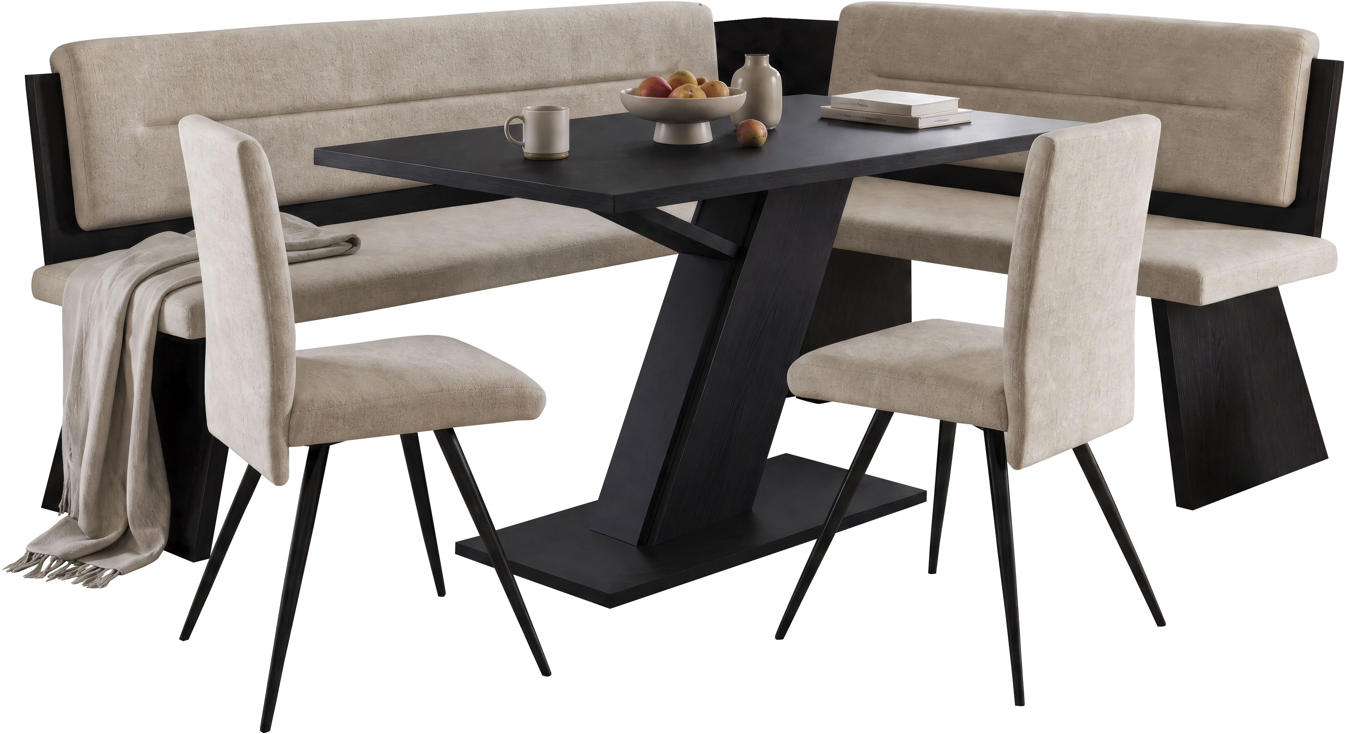 massivline&more Eckbankgruppe Udine 2, (Set, 4-tlg)
