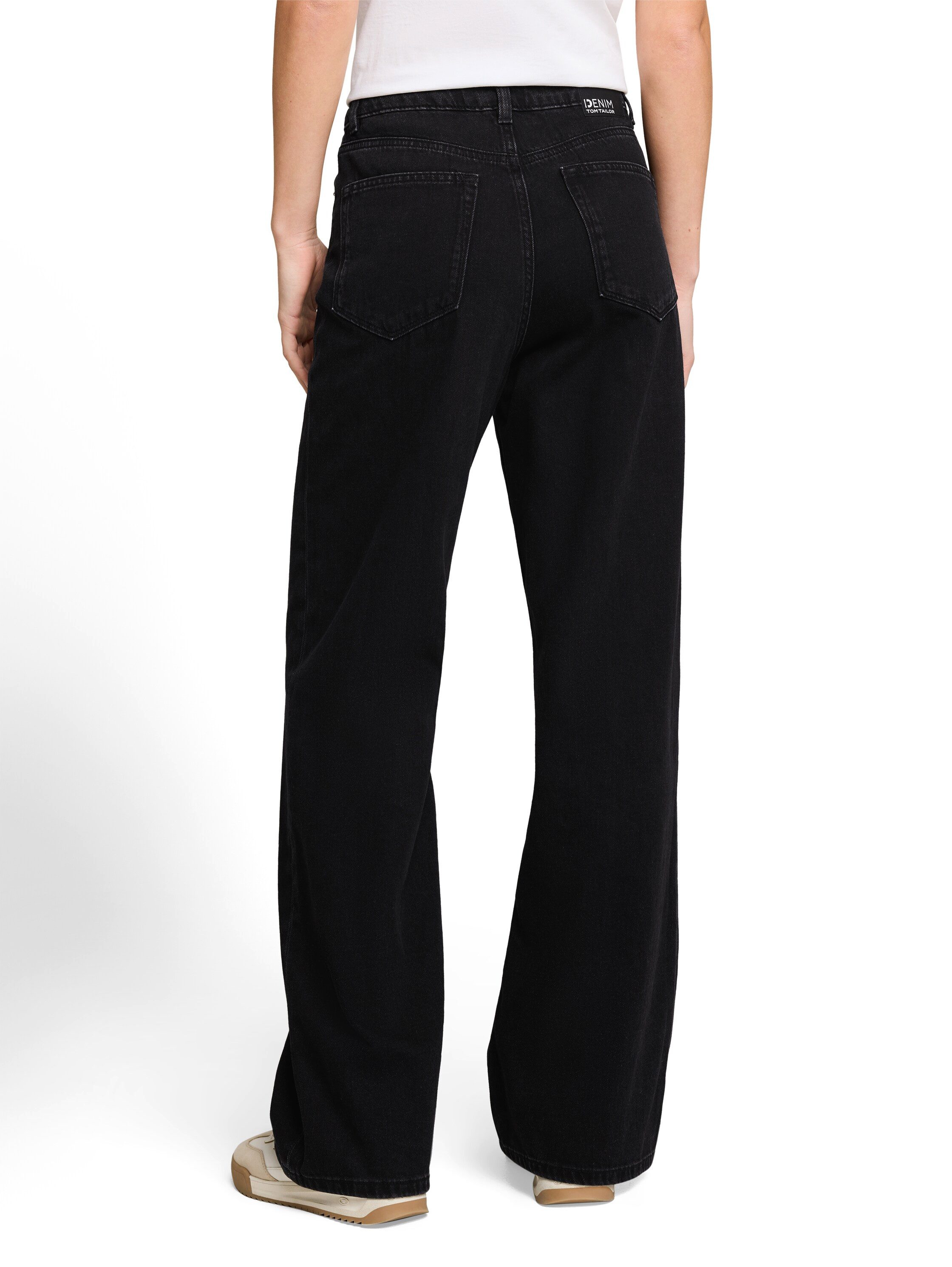 TOM TAILOR Denim 5-Pocket-Jeans Style LINOU mit weitem Bein