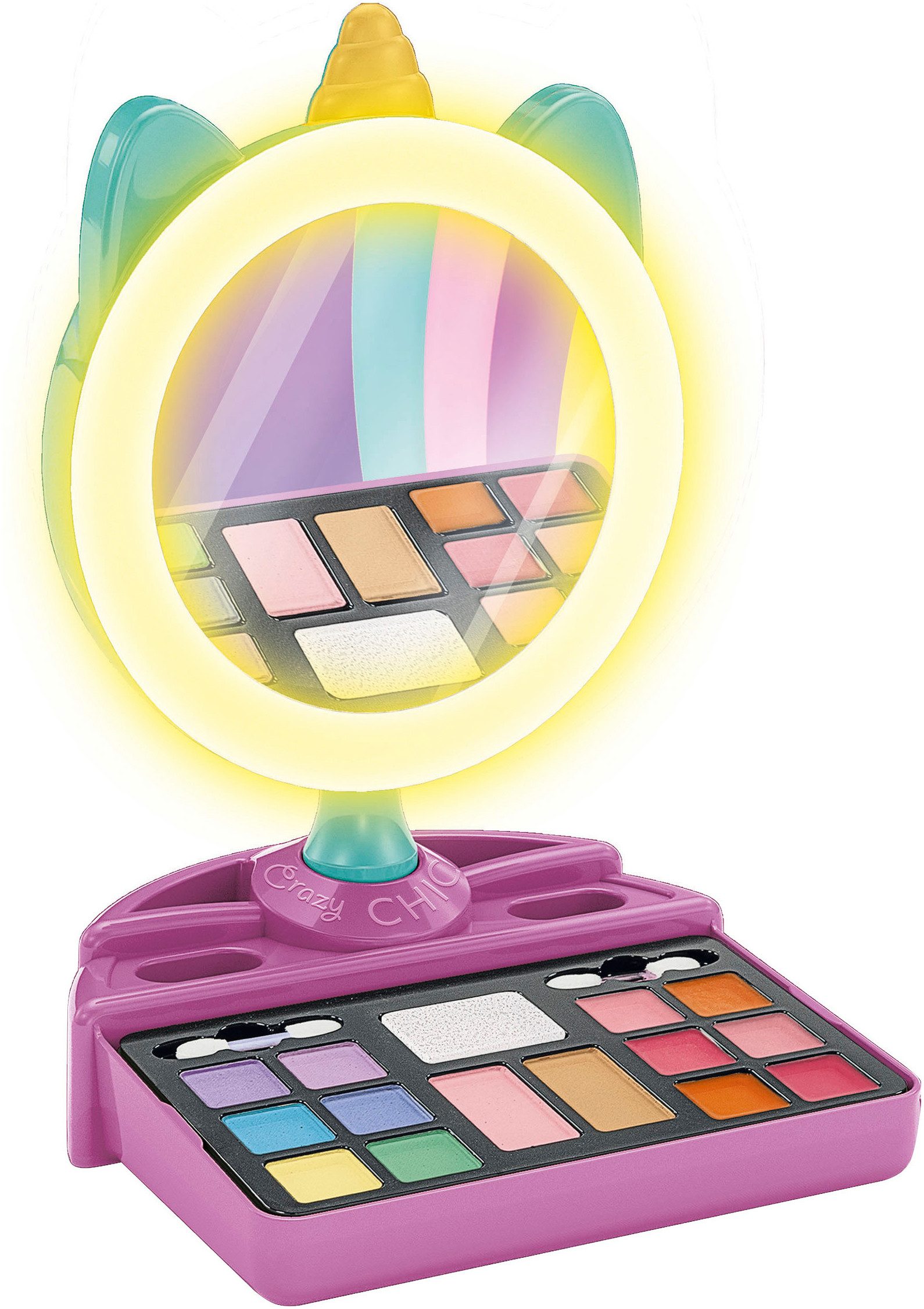 Clementoni® Kreativset Crazy Chic, Make-up-Spiegel Deluxe, Made in Europe