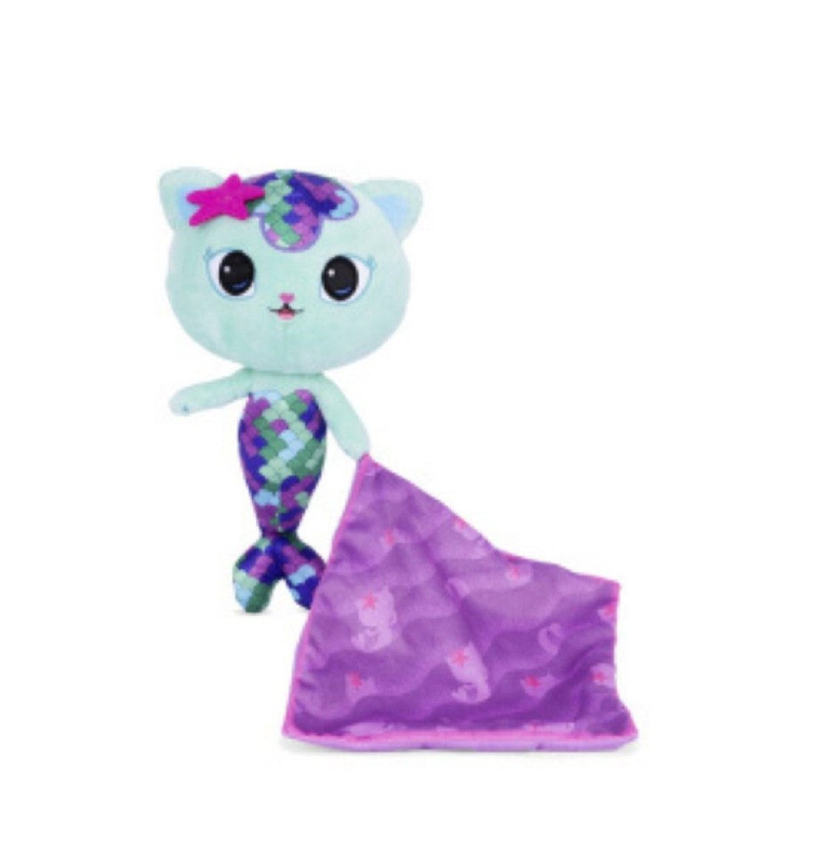 Gabby's Dollhouse Kuscheltuch Kinder Plüschfigur Schmusefreund Geschenkidee Lila Tuch, (1-tlg)