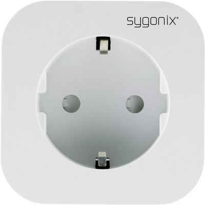 Sygonix Wi-Fi Smart-Home-Steckdose mit Smart-Home-Steuerelement, mit Messfunktion