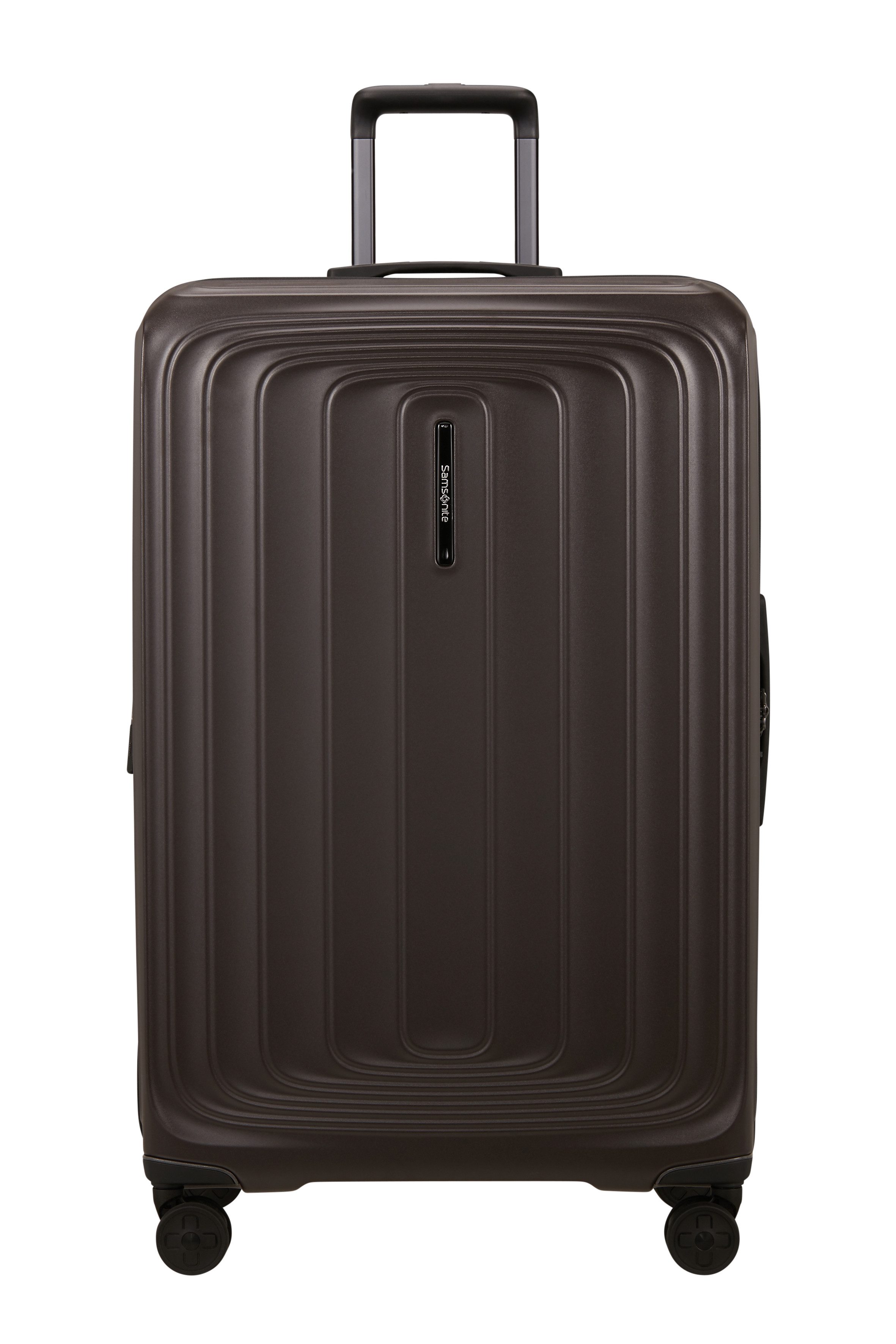 Samsonite Hartschalen-Trolley 2WANDER, 4 Rollen, aus robustem Polycarbonat, mit Adressetikett und Dehnfalte