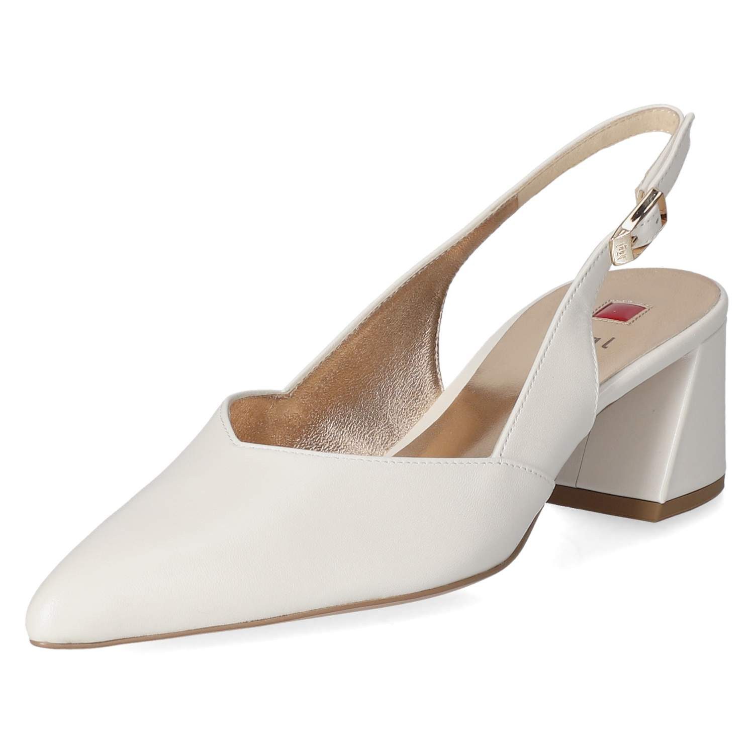 Högl Högl 11046130300 Damen Glattleder weiss Slingpumps günstig online kaufen