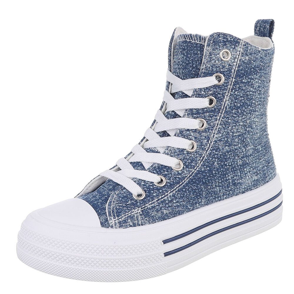 Ital-Design Hochschaft-Sneaker für Damen - Bequem und vielseitig Sneakerboo günstig online kaufen
