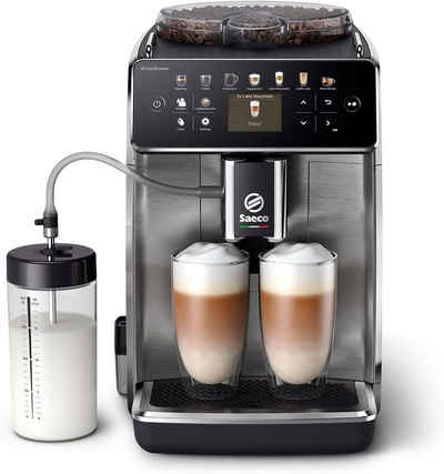 Saeco Kaffeevollautomat GranAroma Kaffeevollautomat 16 Kaffeesorten, Intuitives Farbdisplay, Kaffeeautomat Cafemaschine Kaffeemaschine mi Mahlwerk Vollautomat Cafe