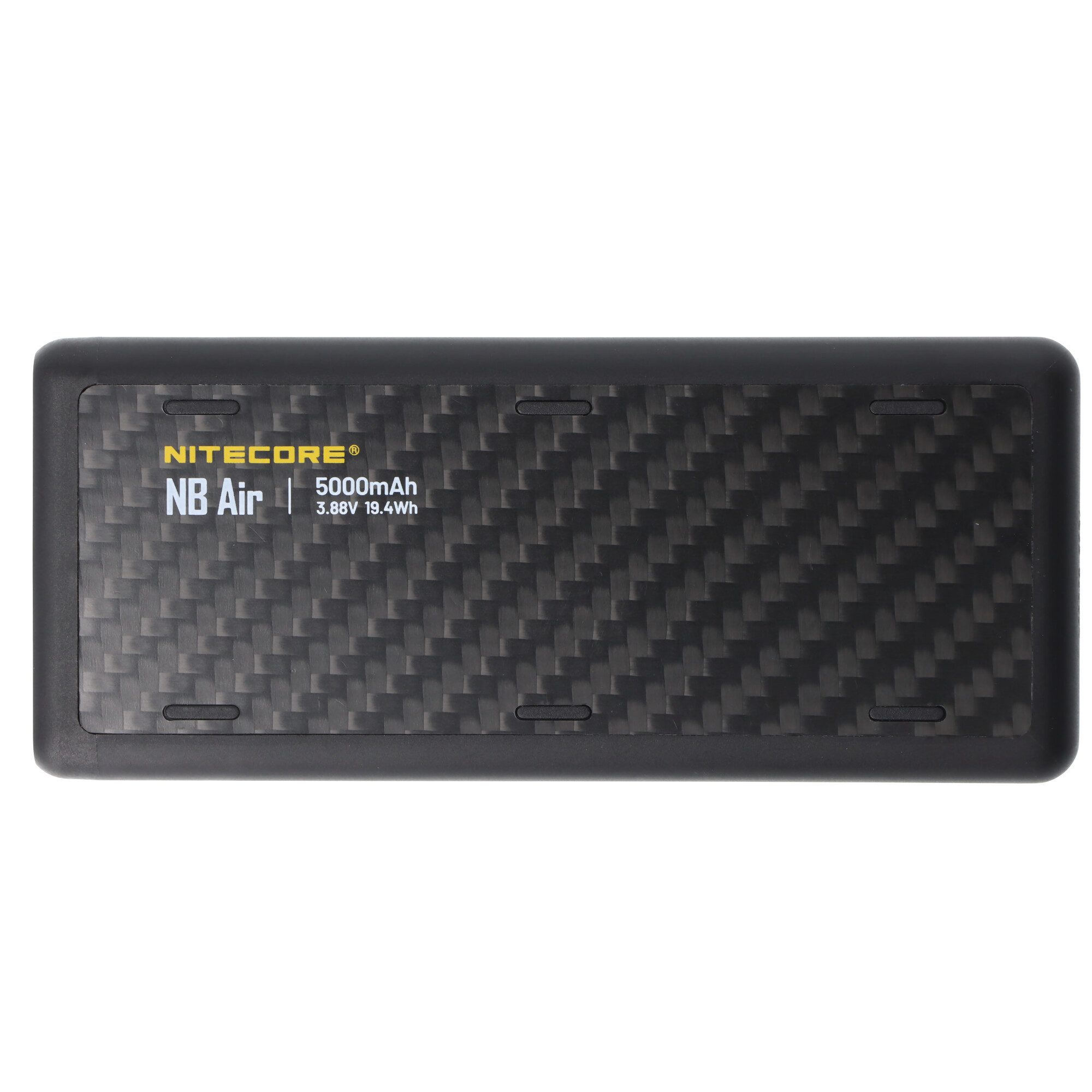 Nitecore Nitecore Powerbank NB Air, 5000mAh, wasserdicht, 89 Gramm, Carbon-Geh Akku 5000 mAh (3,9 V)