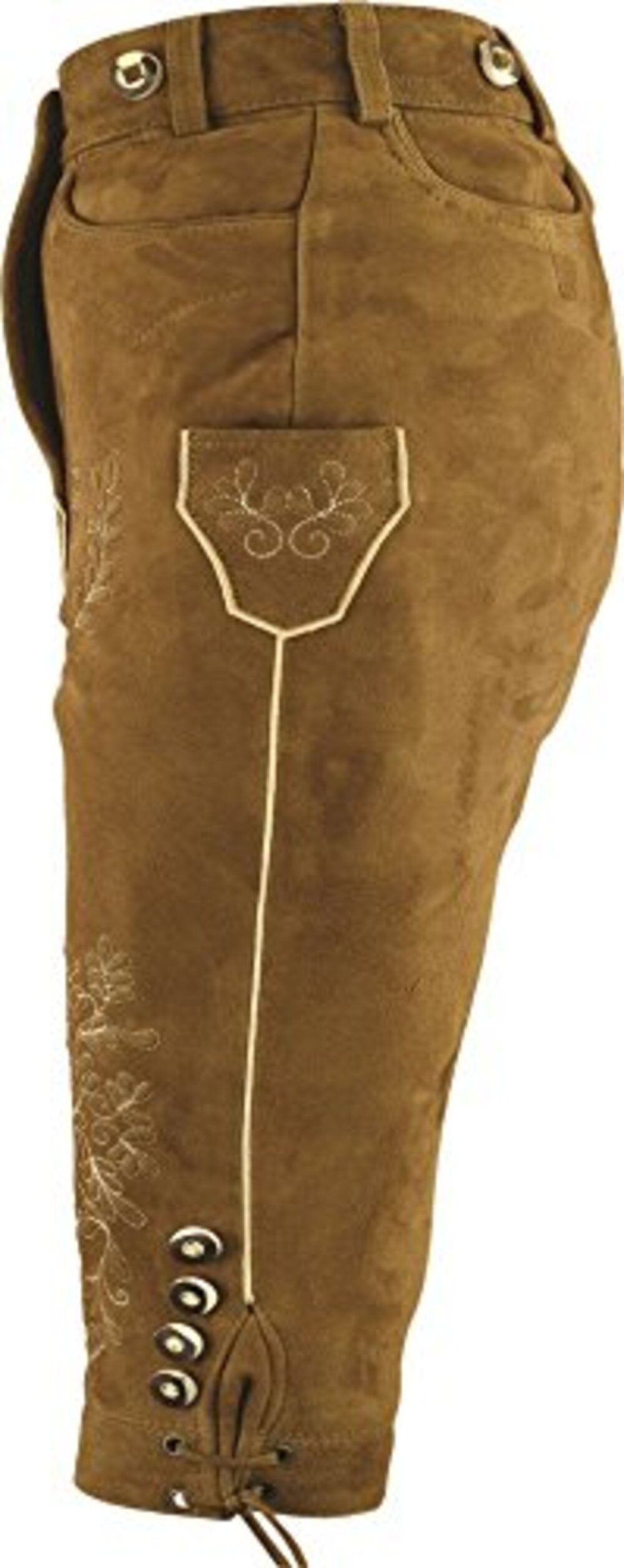 Fuente Leather Wears Trachtenlederhose Trachtenlederhose Damen Knielang