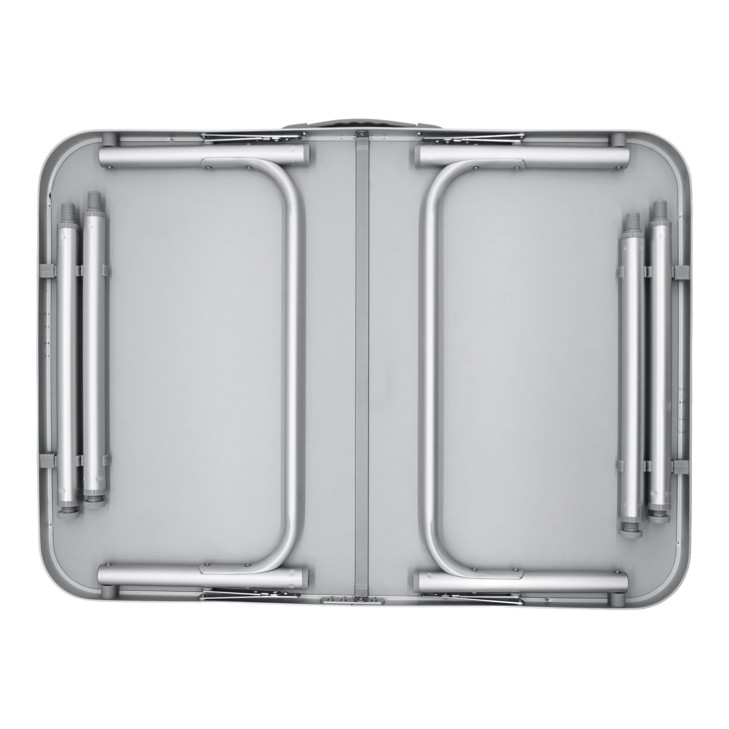Spetebo Klapptisch Universal Campingtisch 75x55 cm höhenverstellbar (Campingtisch, 1-St., Klapptisch), Klappbarer und höhenverstellbarer Universaltisch 75 x 55 cm