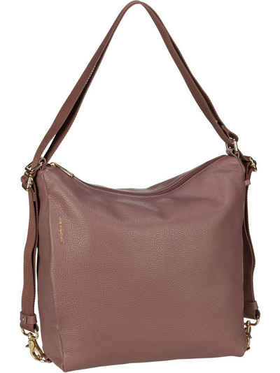 Mandarina Duck Handtasche Mellow Leather Hobo Backpack FZT72, 2in1 Rucksack-Tasche