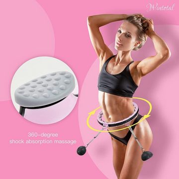 LeiGo Hula-Hoop-Reifen Smart Hula Hoop, Fitness-Reifen, Abnehmbar mit beschwerter Kugel