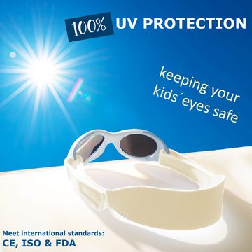 Mausito Sonnenbrille Baby SURFER EARTH 0-18 Monate 100% UV400-Schutz