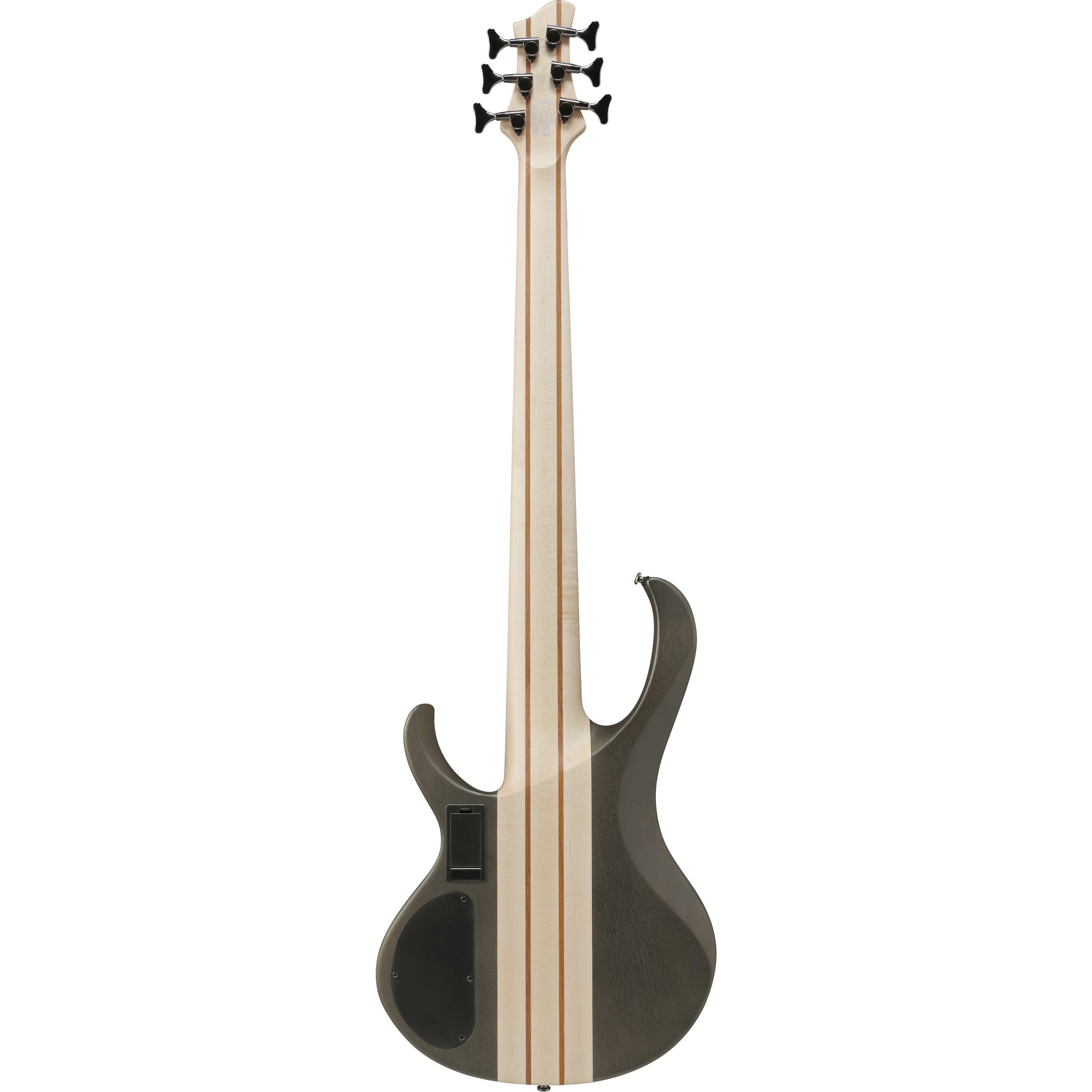 Ibanez E-Bass, E-Bässe, 6-Saiter E-Bässe, BTB606-TGF Transparent Gray Flat - E-Bass