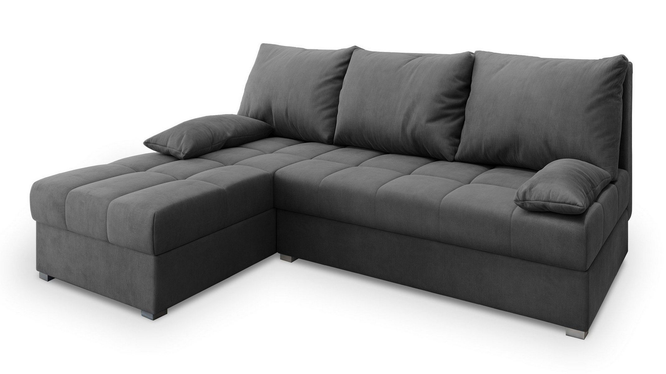 Masseno Ecksofa RITA mit Schlaffunktion L-Form, Sofa mit Bettkasten günstig online kaufen