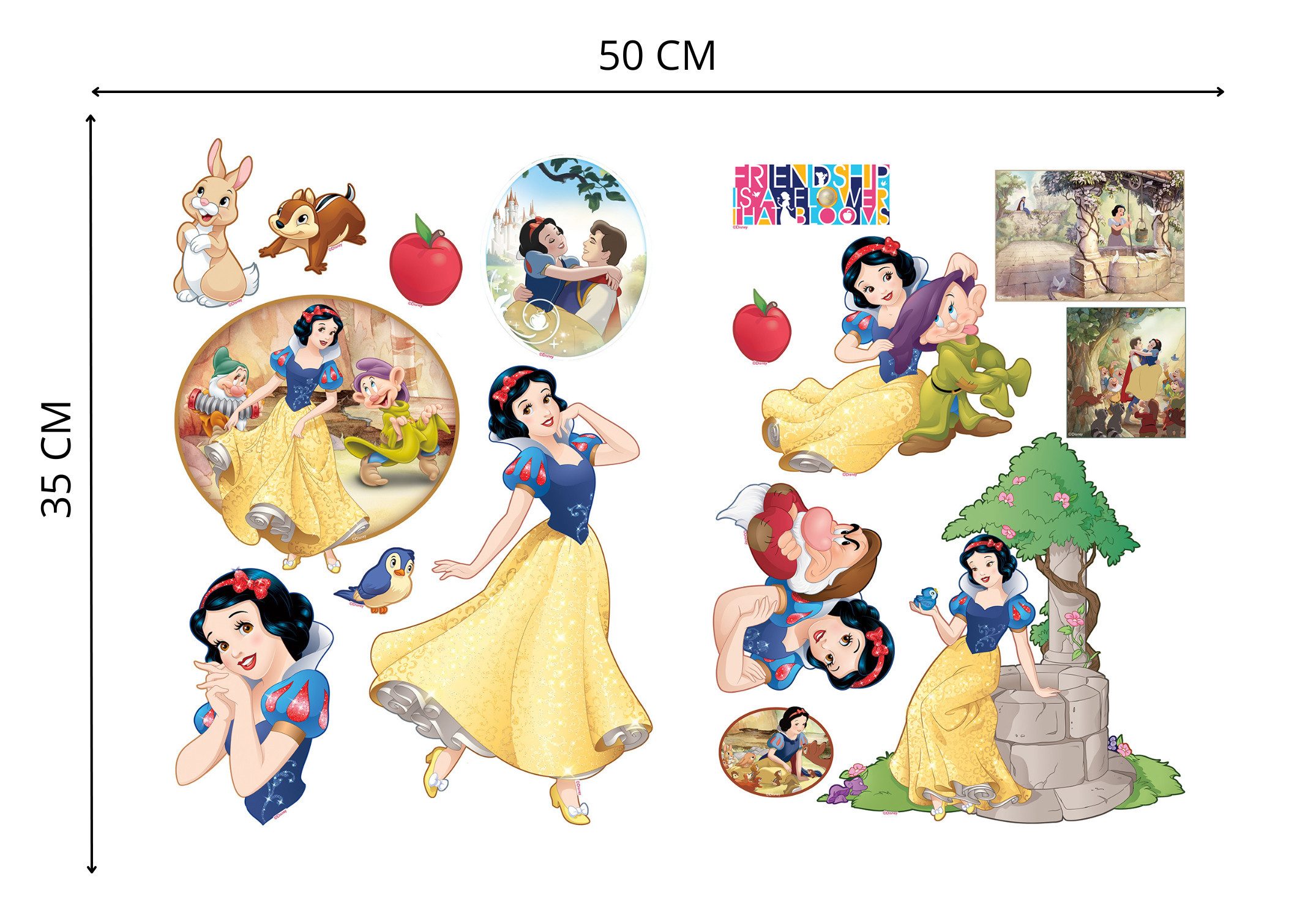 Wallarena Wandsticker Kinderzimmer Wandtattoo Wandaufkleber Wanddeko günstig online kaufen