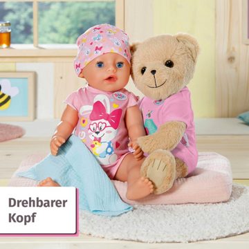 Baby Born Kuscheltier Teddy Bär, pink, inklusive Strampler - Teddybär