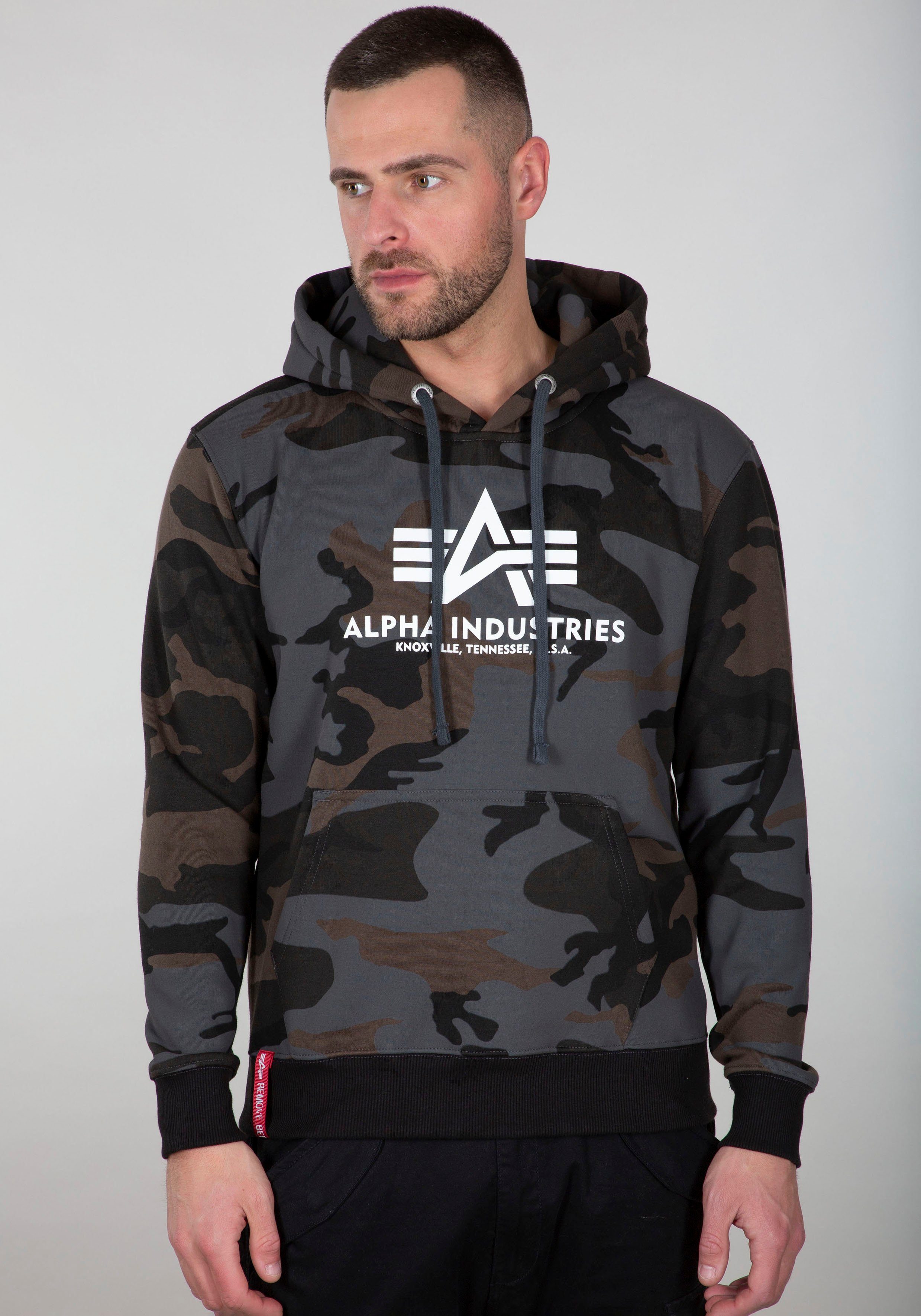 Alpha Industries Hoodie "Alpha Industries Men - Hoodies Basic Hoodie Camo" günstig online kaufen
