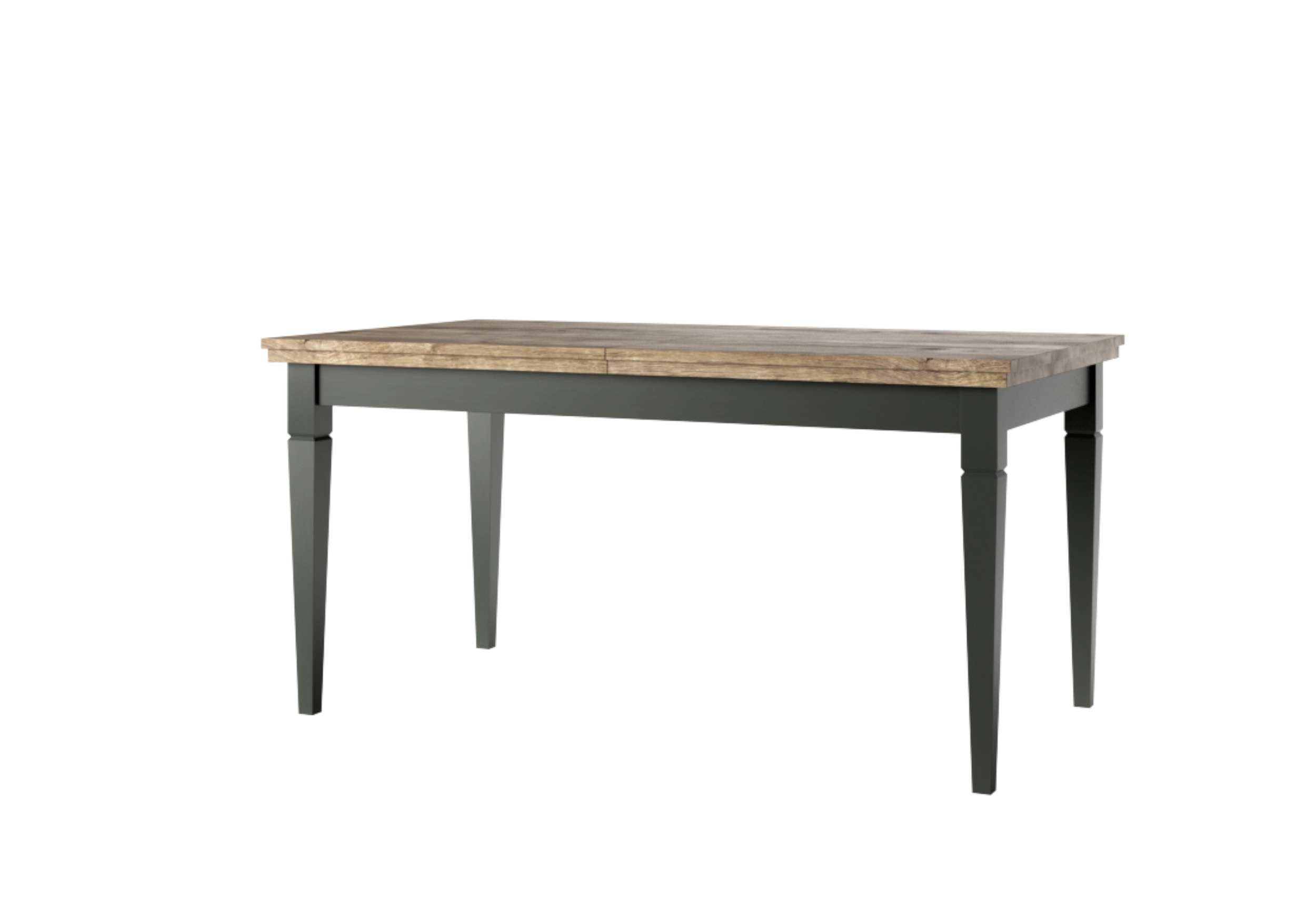 Stylefy Esstisch Elvira (Esstisch, Tisch), rechteckig, ausziehbar, viel Stauraum, Modern Design Grün - Lefkas Eiche