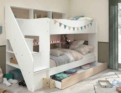 Parisot Kinderbett Bibop mit Tili (Made in Frankreich, 1-tlg., Ohne matratzen), Etagenbett Kinderbett Jugendbett