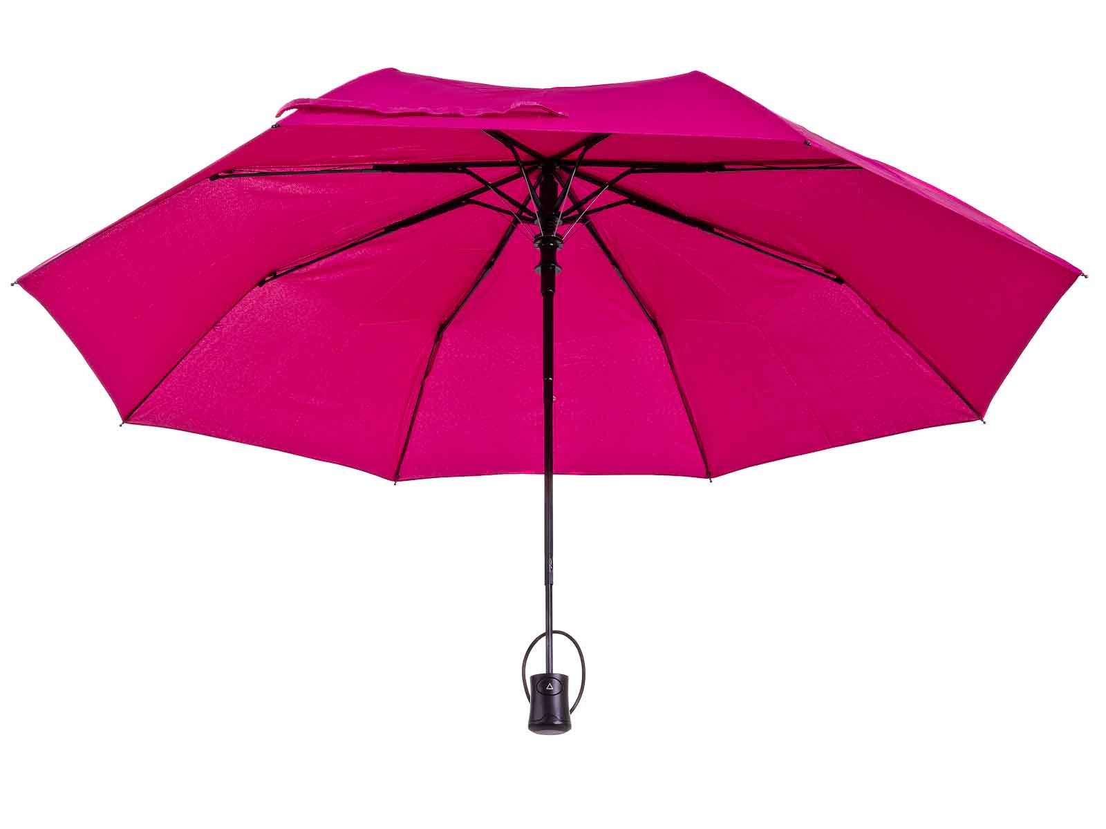 HAPPY RAIN Taschenregenschirm Mini AC Auf-/Automatik Regenschirm Ø 97 cm Durchmesser, leicht