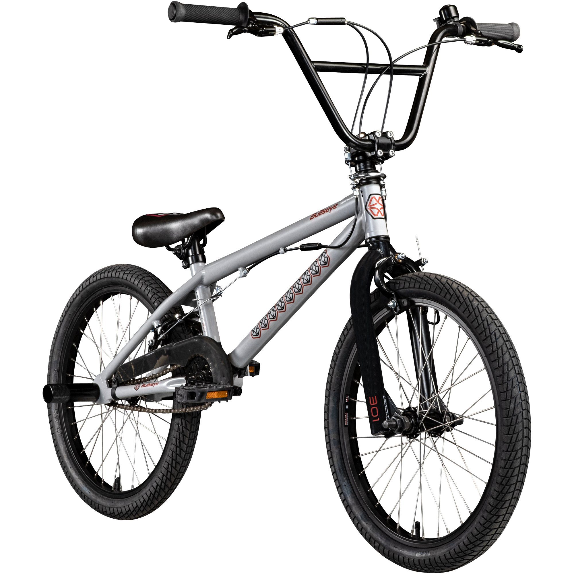 bullseye Велосипеды BMX-Rad Project 301, 1 Gang, Велосипеды BMX Rad 20 Zoll Fahrrad 2 Pegs 360° Rotor Jugendliche Erwachsene