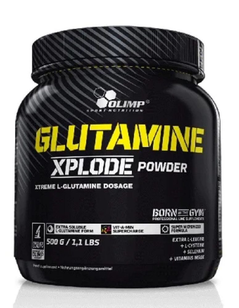 Olimp Sport Nutrition Olimp L-Glutamine Xplode - 500g Pulver Zitrone Pulver, 500.0 g