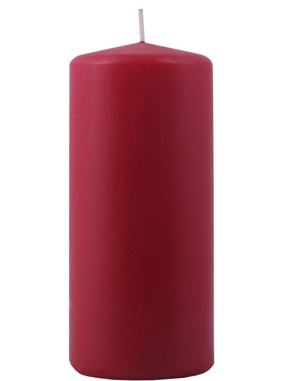 Diana Candles Stumpenkerze Diana Candles Stumpenkerze rubinrot Höhe 15 cm, günstig online kaufen