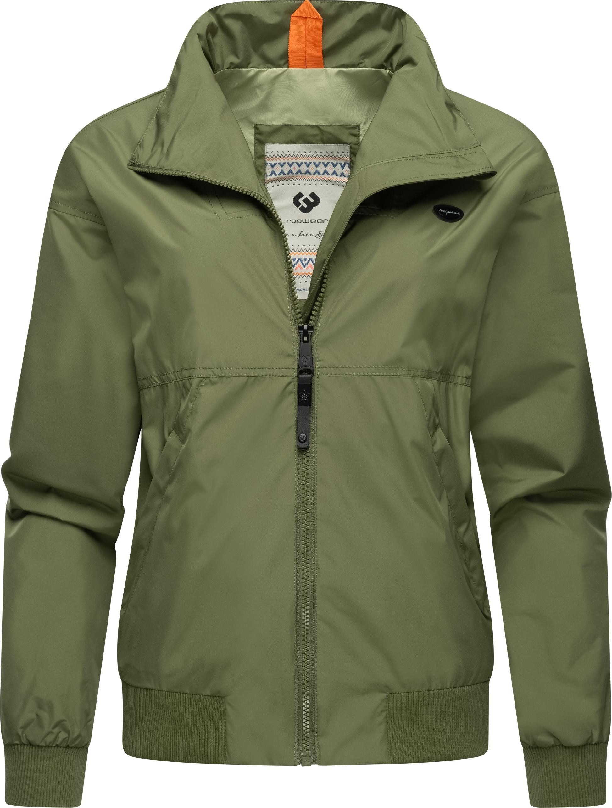Ragwear Outdoorjacke Goona stylische, wasserdichte Übergangsjacke mit hohem Kragen – Bild 4 von 5