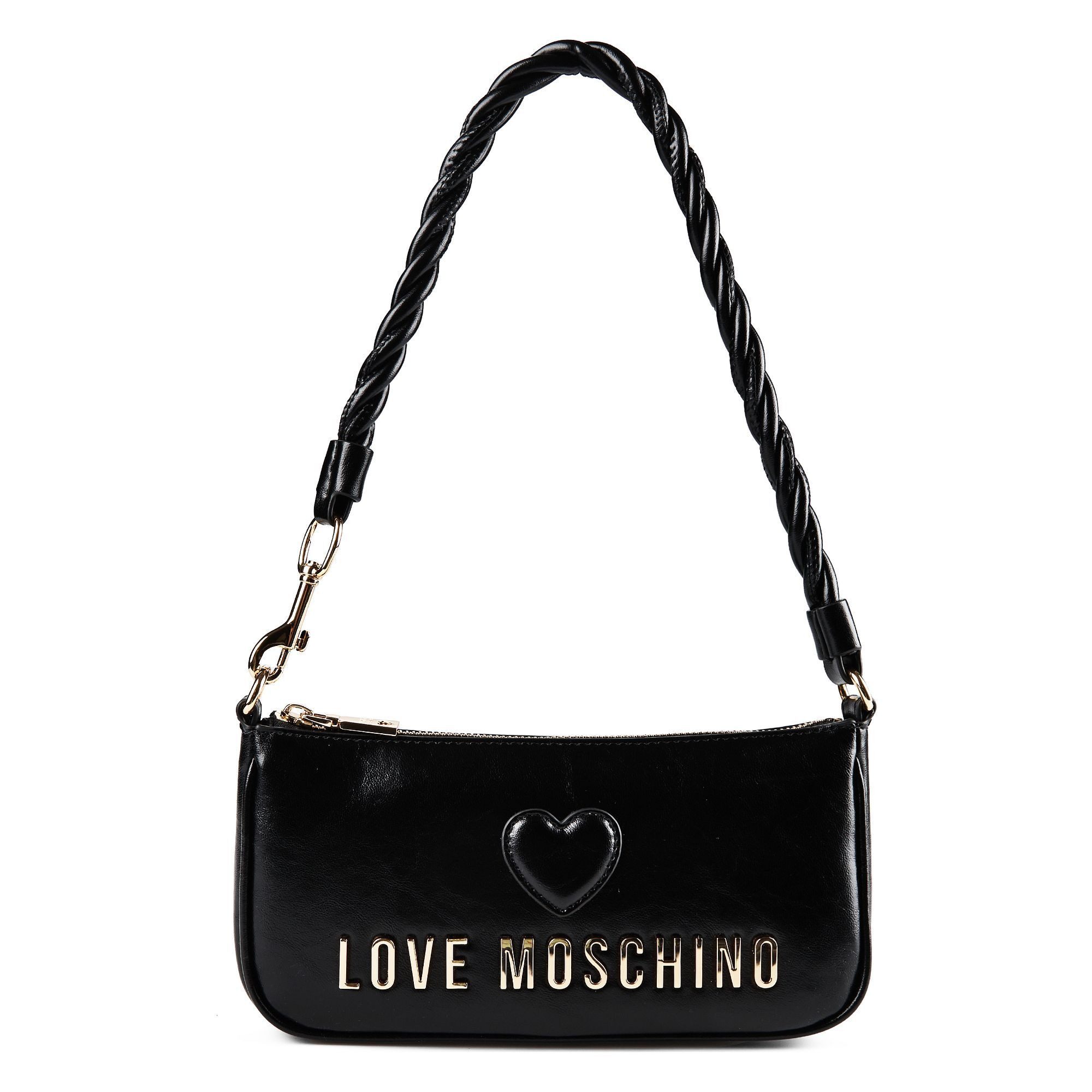 LOVE MOSCHINO Schultertasche Cipria, Lederfaserstoff