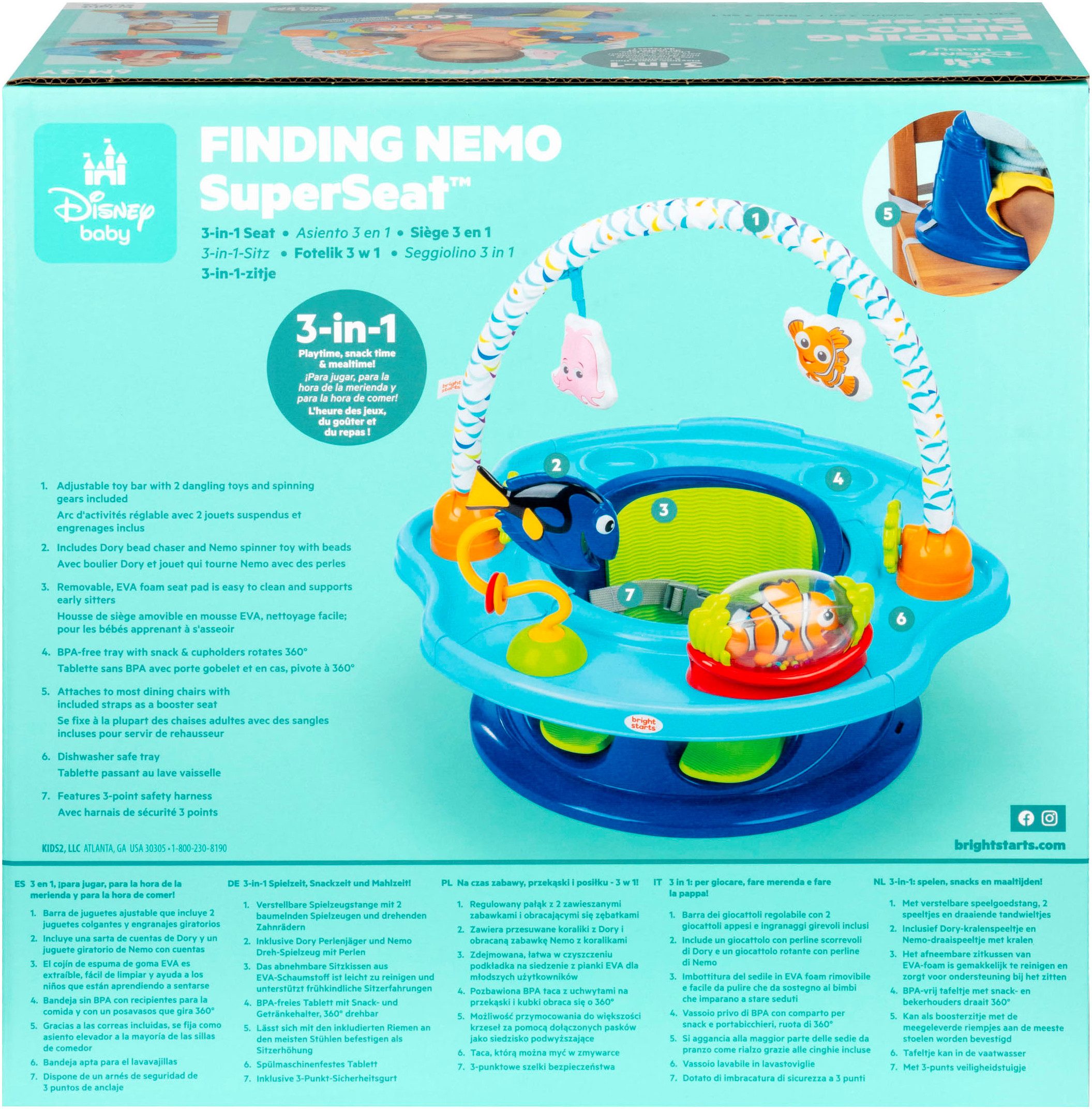 Bright Starts Tischsitz Finding Nemo SuperSeat günstig online kaufen